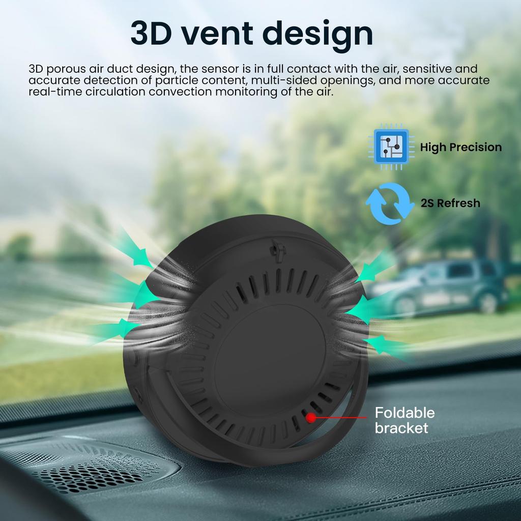 LSENLTY Portable Carbon Monoxide IP65 with CO Standby CO Monitor Japanese Instruction for and Camping Detector, Waterproof, Notifications, 96-Hour