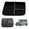 Compatible with Honda This Black Console Storage Box Is a Storage and Center Console for Your N-BOX JF5/6 Models. Tray/armrest Built-in Box,