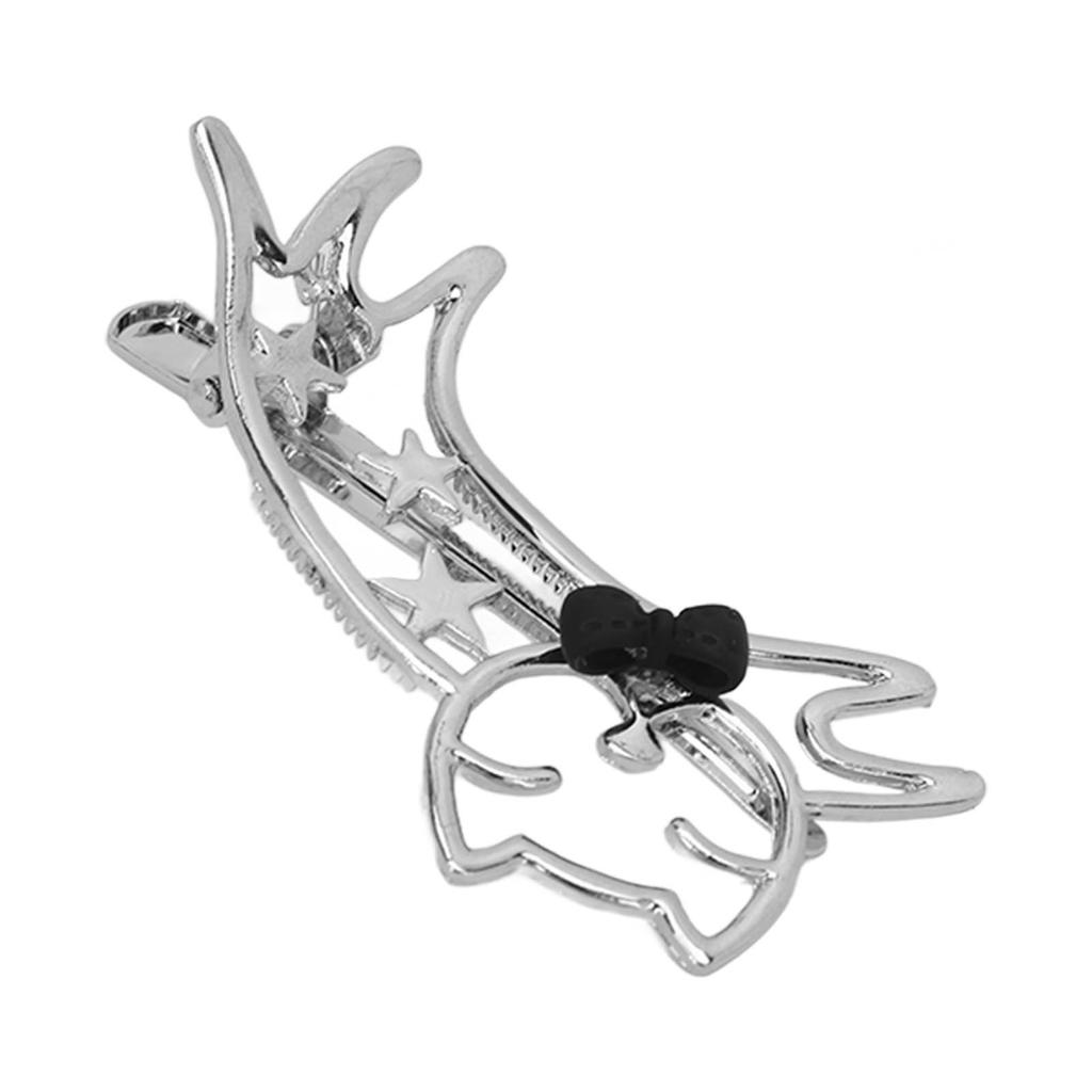 Duckbill Hair Clip Cartoon Kitten Hollow Hairpin Electroplating Alloy Decorative Bangs Hairpin