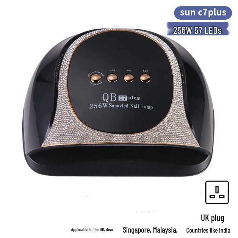 256W High Power UV/LED Dual Light Nail Curing Lamp