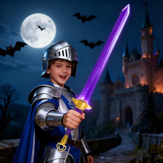 Kpop Hunter Cosplay Longsword Prop Halloween Costume Party Anime Inspired Hunters Stiletto Weapon Role-play Accessory Fans Collectible Prop