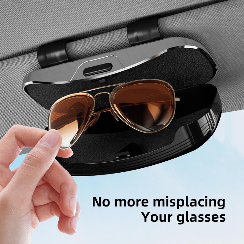 Car Sun Visor Glasses Storage Box Sunglass Case Accessories For Honda Civic Fit Jazz Accord Pilot CRV Odyssey Passport City Shut SM1