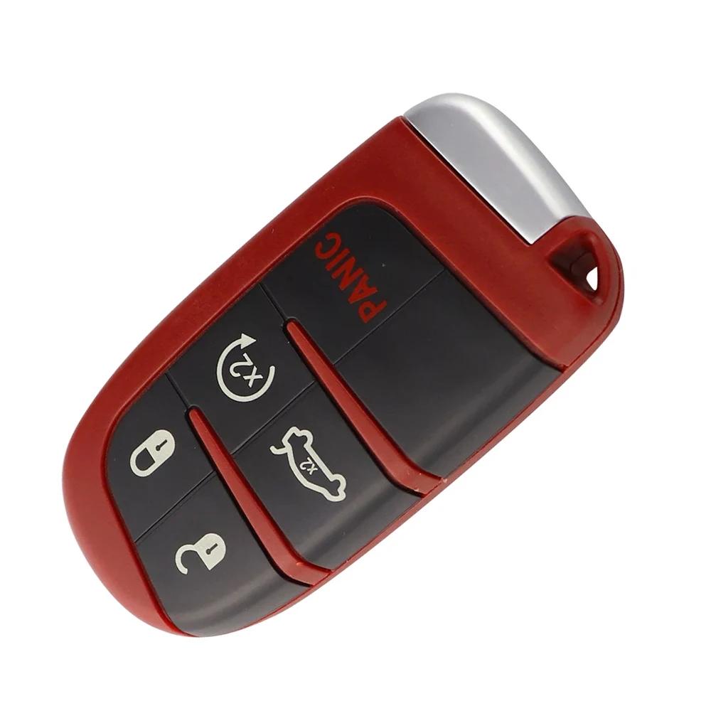 

Replace Car Key Fob Case Shell Housing for Dodge Dart Ram 1500 Dart Challenger Charger Chrysler 300 for Jeep Keyless 5 Button/*- 5 Buttons