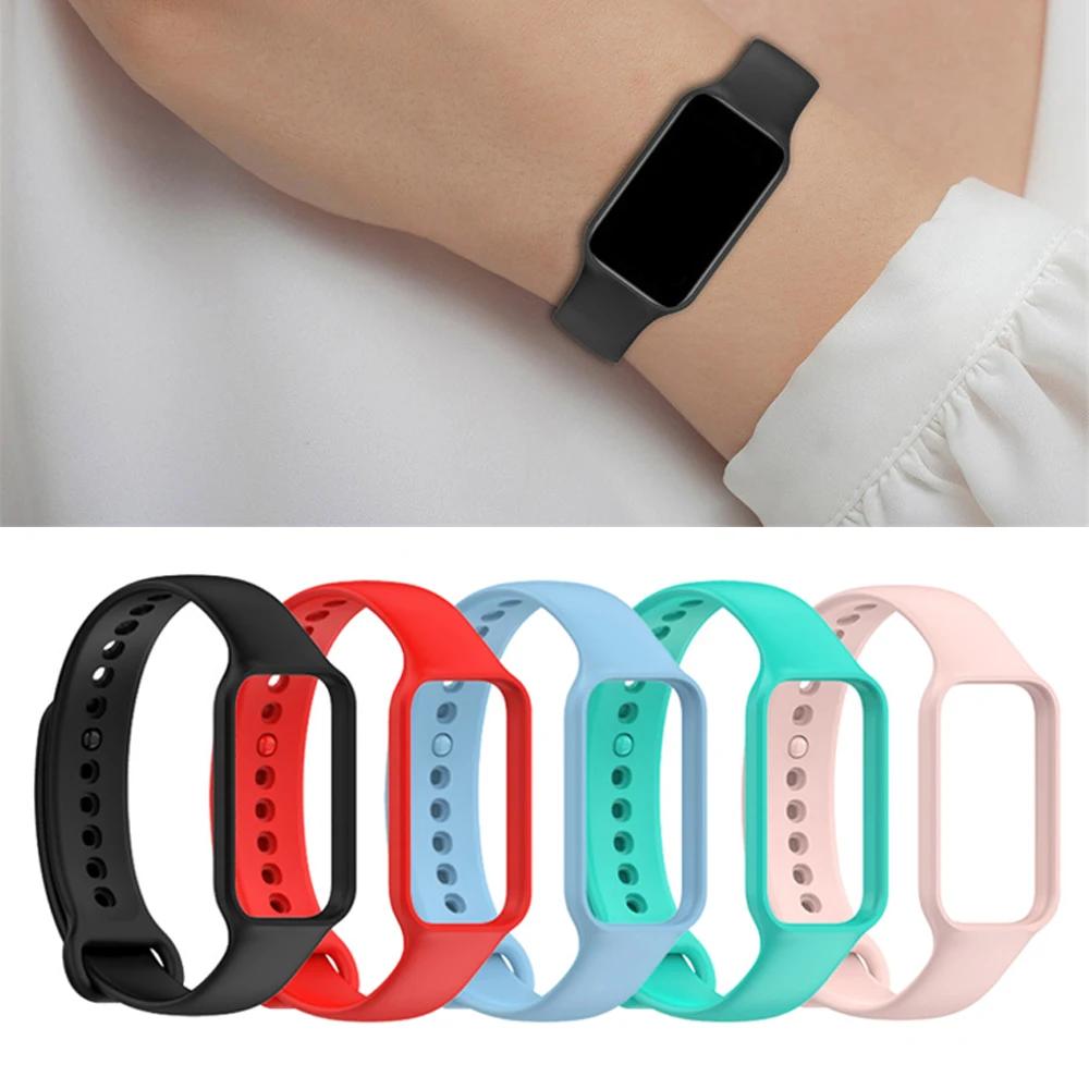 Silicone Strap Replacement For Redmi Smart Band 2 /Xiaomi Band 8 Active Sport Wristband Correa Bracelet   Watch Accessories