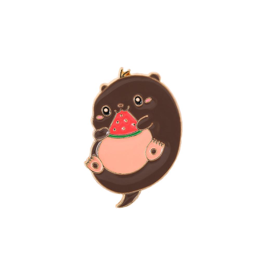 Cute Cartoon Animal Collection Enamel Brooches Penguins Elephants Tigers Cows Rabbits Pins For Clothes Jewelry Decoration