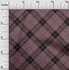 oneOone Cotton Flex Fabric Tartan Check Print Fabric By The Yard 40 Inch
