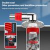 Plastic Floor Drain Tee Connector Anti-Odor Multi Functional Sewer Drain Connector Quick Installation