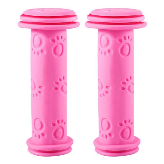 1 Pair TPR Kid Bike Grip Anti Skid Wear-resistant Shock Absorbing Scooter Grip