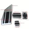 4pcs Steel Foot Pedal For Peugeot 3008 5008/GT 2017 2018  LHD Accelerator Gas Fuel Brake Pedal Pads Mats Cover Accessories