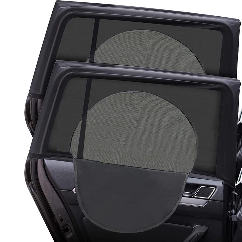 Car Sunshade Heat-Insulation Mesh - Anti-Insect Mosquito Net with Zipper for Car Interior