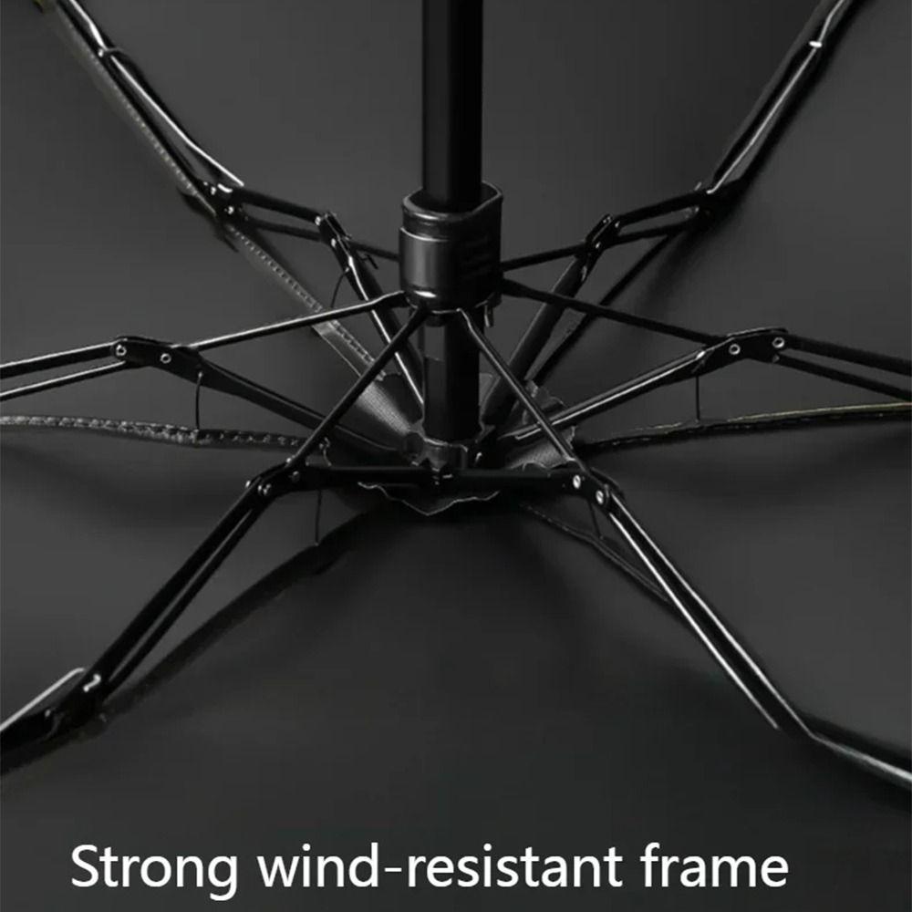 UPF50 Mini Sun Umbrella Five Fold Hand Operated Parasol Sturdy Travel Rain Umbrella  Outdoor