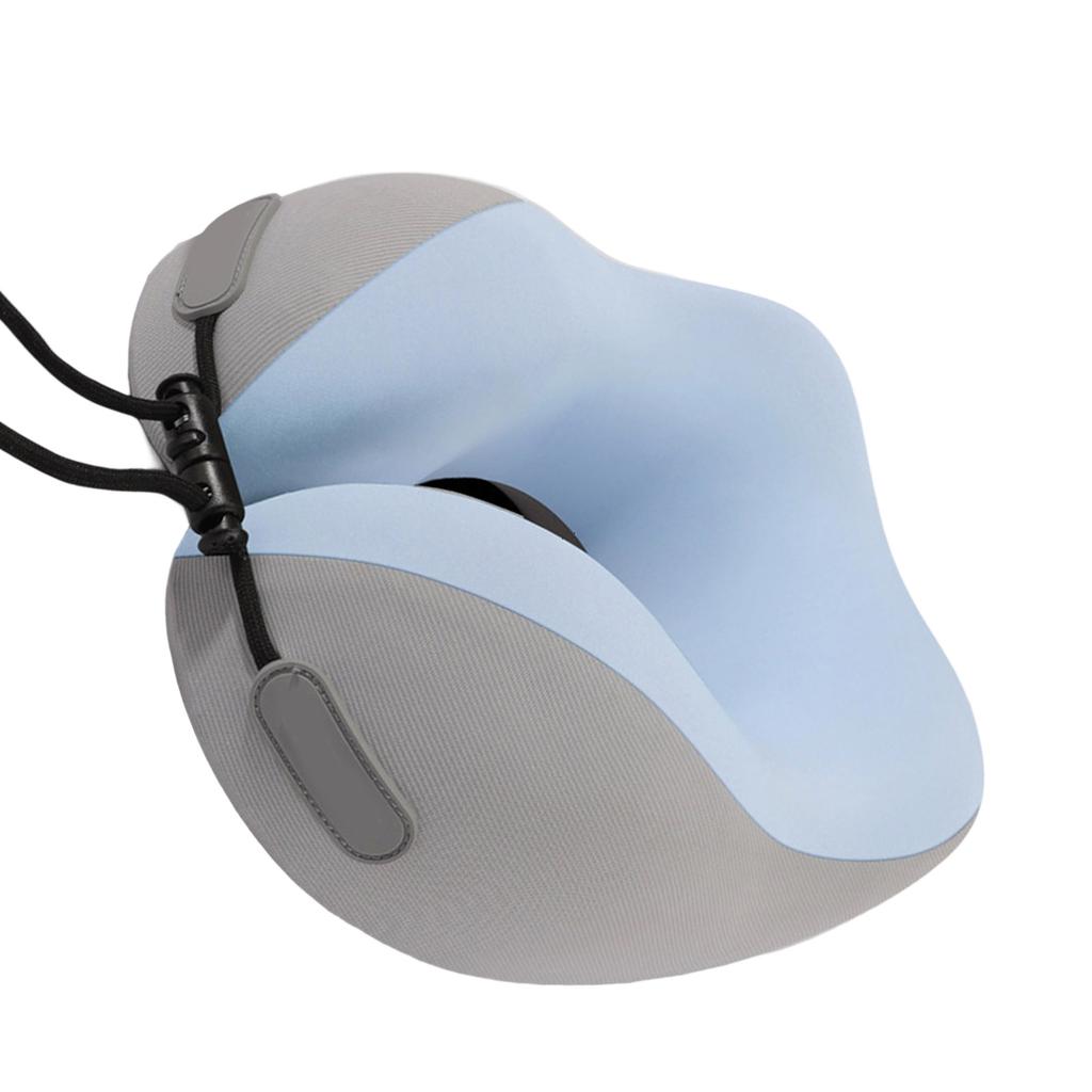 Travel Neck Pillow Support Cushion With Memory Foam Suitable For Traveler and Drivers Enhanced Comfort In Cars Airplanes