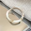 Minority Design Jelly Color Wide Bracelet Retro Geometric Irregular Bangle  Daily