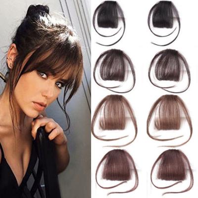 Neat Bang Hair Extension for Women Accessories Fringe Hairpieces Synthetic False Hair Air Bangs
