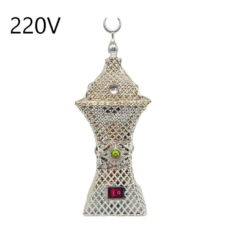 

FY 110V/220V Electric Incense Burners Metal Middle East Arabic Bakhoor Censer Metal Powder Holder Stove for Christmas Gifts