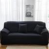 Elastic Sofa Slipcover Pure Color Universal Fit Full Wrap Couch Cover for Single Double 3 4 Seater Sofa
