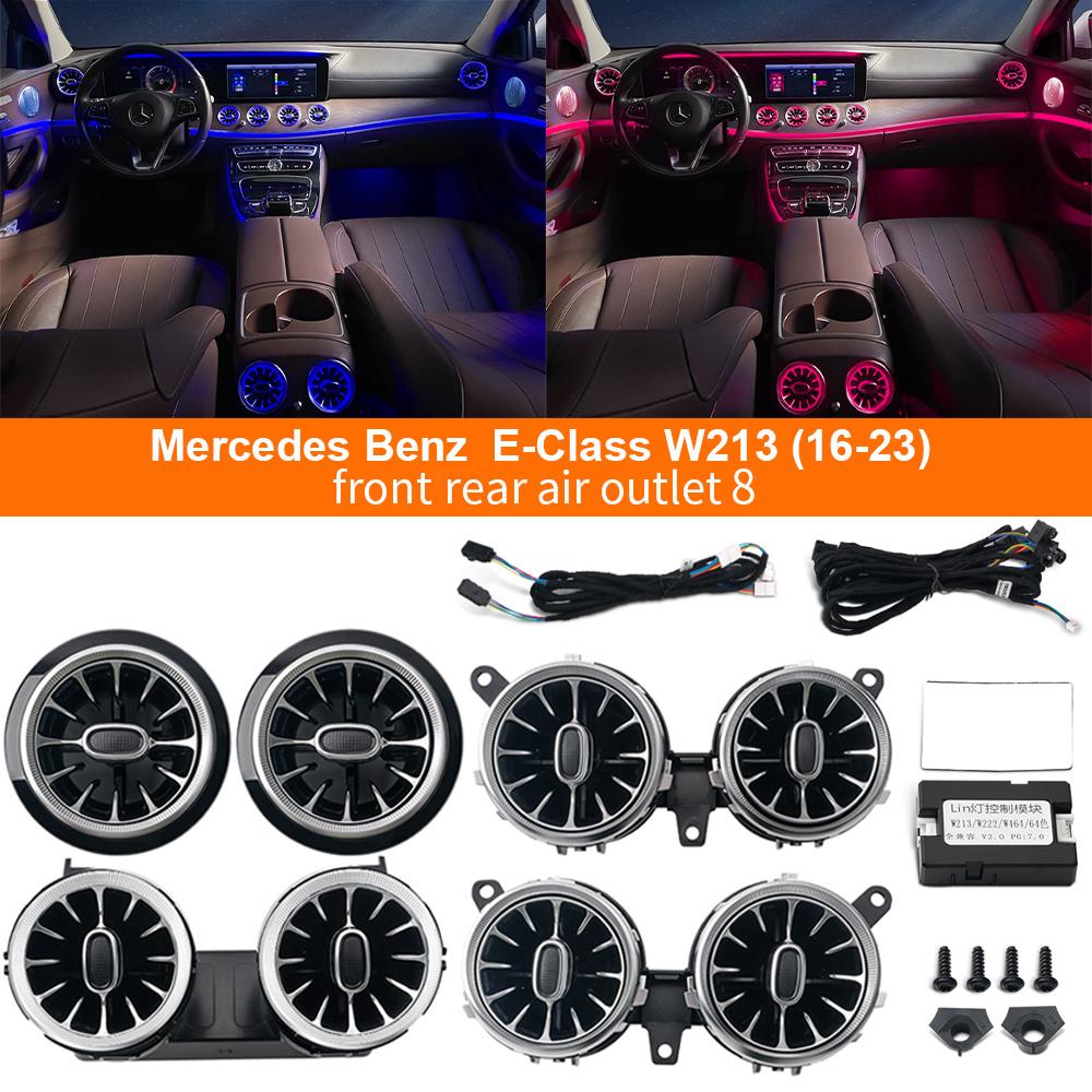For Mercedes Benz W205 C-Class GLC X253 W213 E-Class W222 S-Class W117/W156/W176 CLA GLA Turbine Nozzle Air Vents Ambient Light