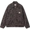 FW24 Duck Detroit Jacket Classic Zipper Chest Pocket Square Label Long Sleeve Detroit Jacket Men Jackets Brown I034281-2MR-GD