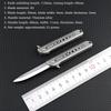 Titanium Alloy Mini Folding Knife D2 Blade With Bottle Opener Sharp EDC Keychain Portable Unboxing Unpacking Express Knife
