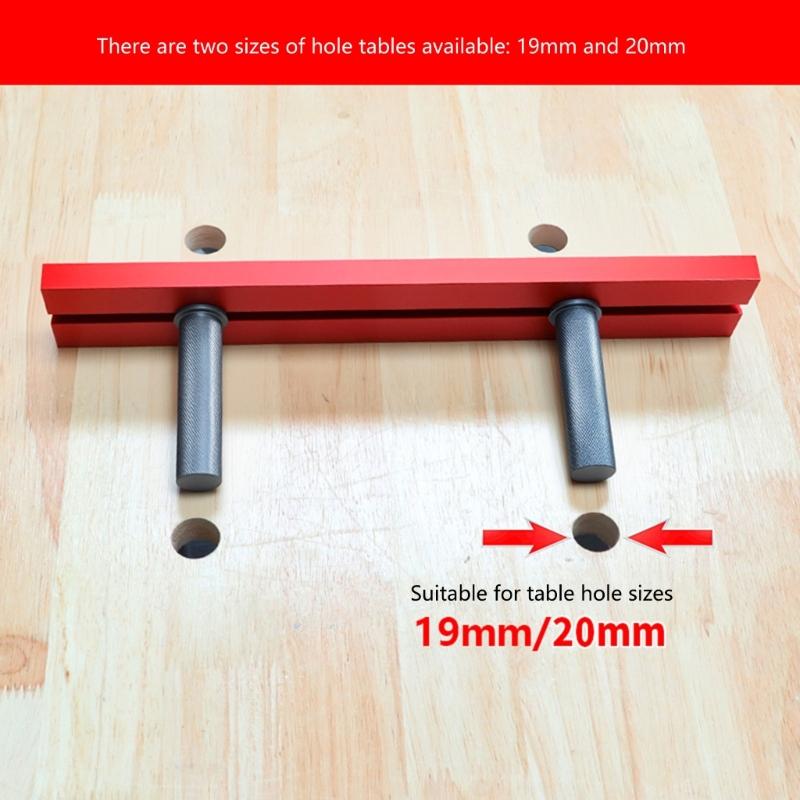 Aluminum Alloy Slot Holder Track Mount Bracket for Desk Mounting Needs and Workspaces Adjustments Flexible Desk Layouts