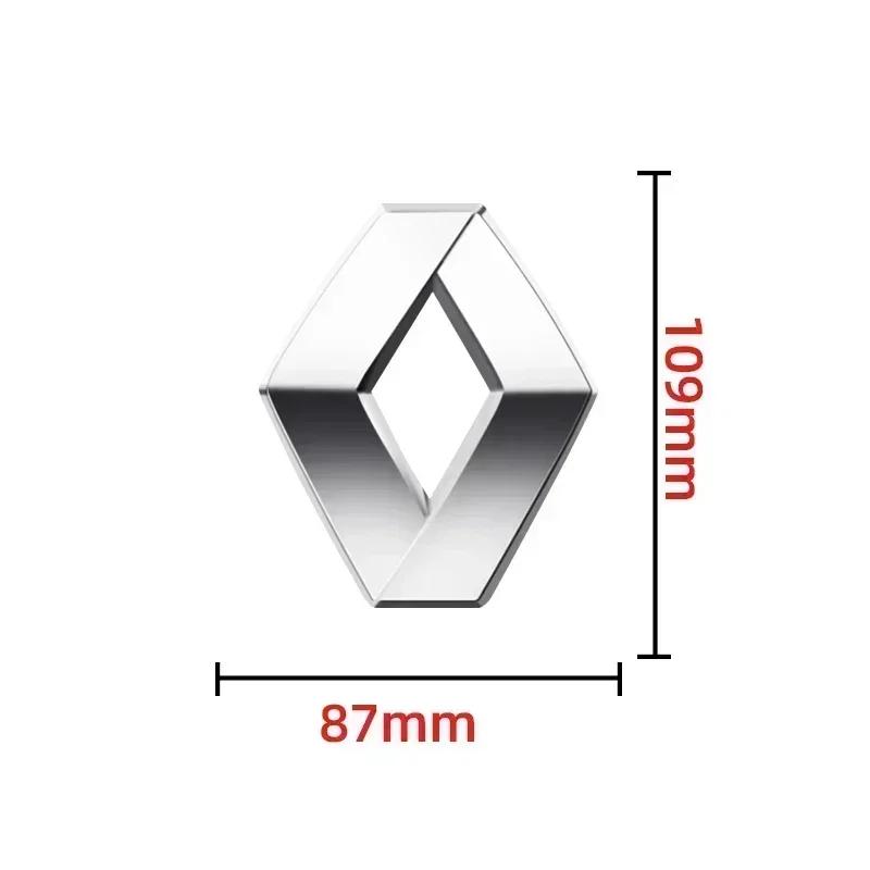Voor Renault 2026 Nieuwe Naafdoppen ABS Auto Modificatie Logo Sticker Auto Motorkap Voorste Motorkap Grille Achterklep Sticker Voor Renault Clio 4