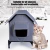 Stray Cat Dog House Waterproof Outdoor Winter Warm Pet Cave Sleeping Beds Home Foldable Washable for Small Dog Puppy Supplies