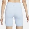 Nike One Solid High-Waisted Casual Bike Shorts Women Shorts Light-Blue FN3207-440