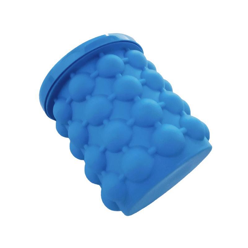 Double-layer Portable Ice Bucket for Outdoors and Bars: Commercial-Grade Round Insulation System for Home Use.