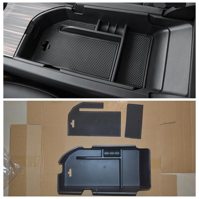Center Control Armrest Storage Box Container Phone Tray Cover Plastic Accessories Interior LHD For Toyota Camry XV70 -