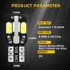 10PCS T10 Led W5W 5730 8SMD Car Interior Lights 168 194 LED Bulb For Car Lamps Car Side Bulbs Car License Plate Lamps