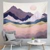 Karda Sunrise Mountain Print Pattern Tapestry Home Living Room Bedroom Wall Decor Backdrop Cloth Tapestry