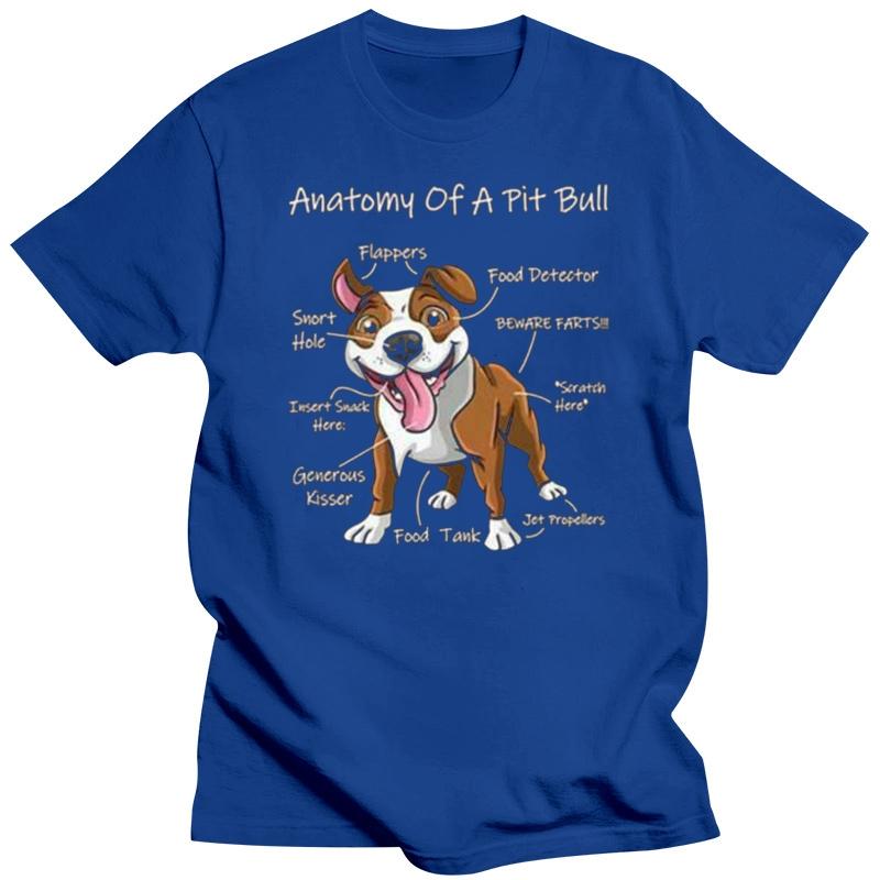 Men WomenAnatomy Of A Pit Bull Flappers Snort Hole Food Detector Unisex T-Shirt Cotton S-3Xl Oversized Tee Shirt