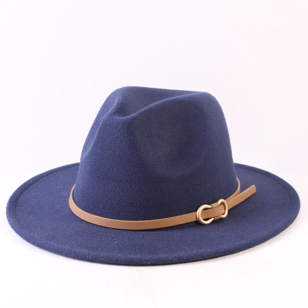 Popular European and American Classic Simple Flat-brimmed Top Hat Men's and Women's Fashionable and Elegant Versatile Jazz Hat Top Hat