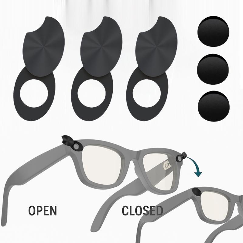 Plastic Light Blocking Cover Lens Foam Pad For Intelligent Glasses Enhances Visual Claritys In Bright Environment