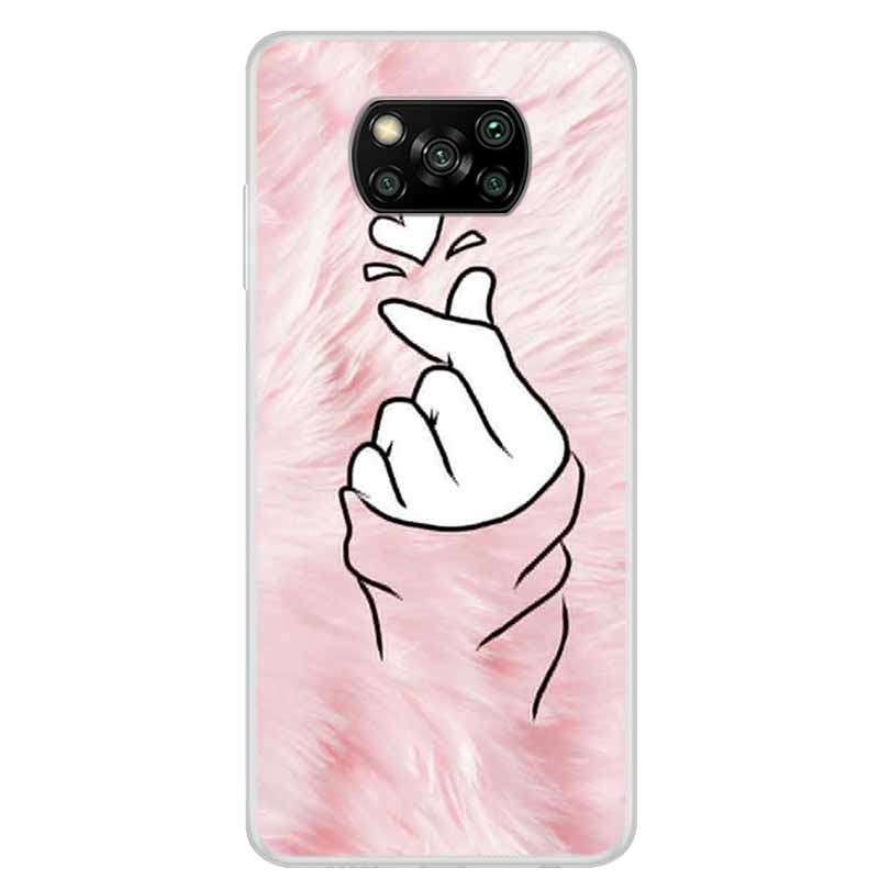 For Poco X3 Pro Case X3 NFC 6.67" Clear Marble Soft TPU Silicone Back Case for Xiaomi Poco X3 NFC Phone Covers Shockproof Fundas
