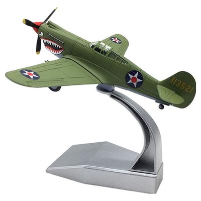 Diecast 1:72 Scale P-40B Warhawk Model Fighter Jet