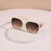 New G home women's high-end glasses UV-proof sunglasses large frame round face thin sunscreen sunglasses