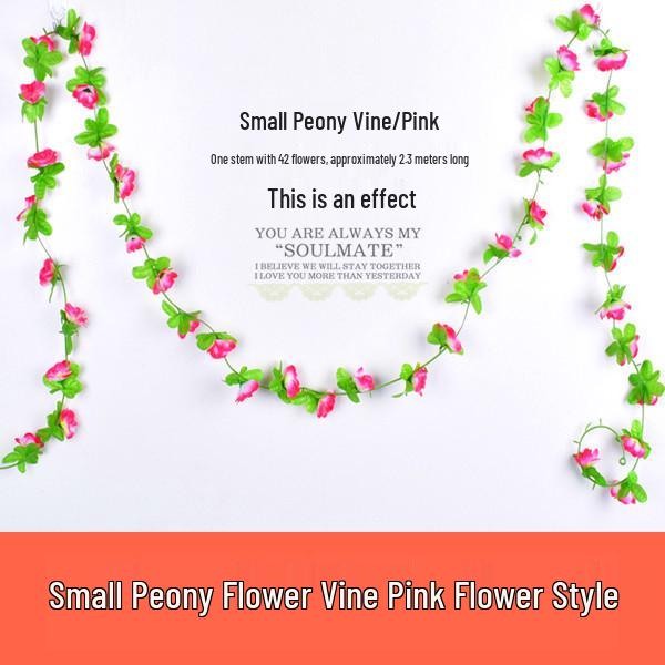 Artificial Rose Garland for Wall Hanging and Indoor Decor