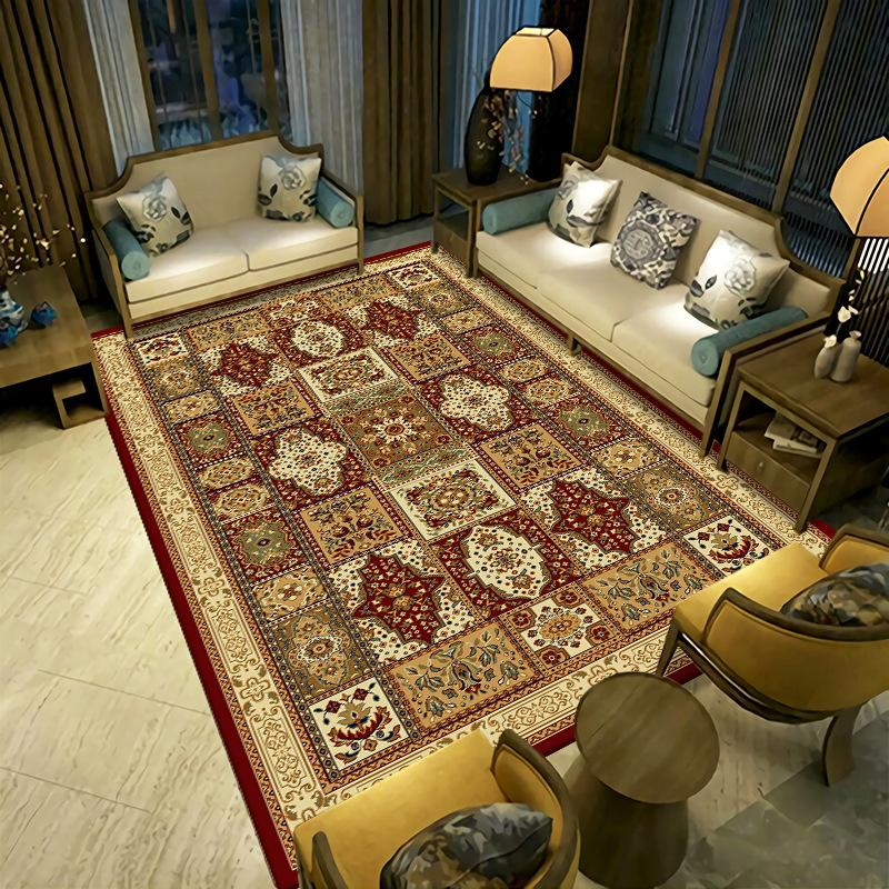 New Chinese Style Living Room Carpet Simple Coffee Table Sofa Floor Mat Bedside Carpet Easy To Maintain