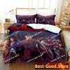 Ash VS Evil Dead Bedding Set Single Twin Printed Bed Set With Pillowcase Bed Duvet Cover Soft Single Double Queen King Size