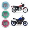 Interior Paste Type Waterproof Instruments Digital Motorcycle  Thermometer Temperature  Meter