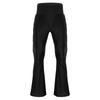 Mens Tassel Flared Pants Vintage High Waist Bell Bottom Trousers Dance Stage Performance