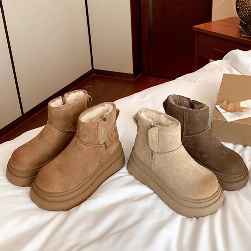 Fashion Designer Winter Shoes Fur Tasman Snow Ankle Boots Women Tazz Classic Ultra Mini Luxury Brand Lady High Heels Platform
