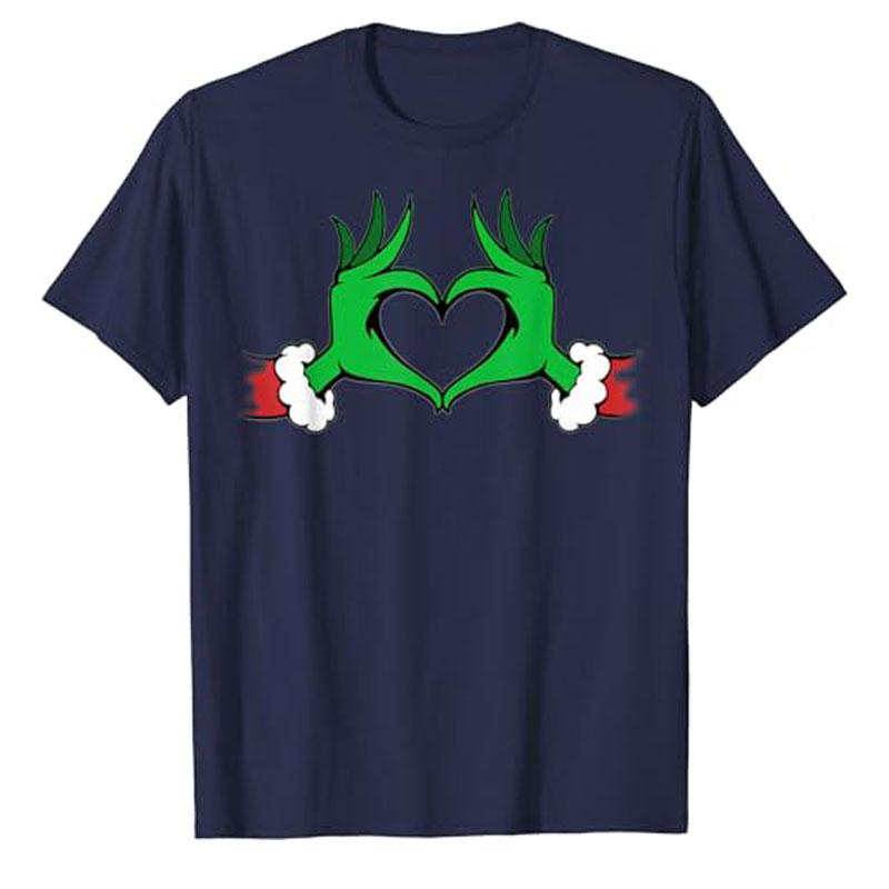 Funny Elf Christmas T-Shirt Gift Cute Grumpy Xmas Costume Elf Lover Graphic Tee Tops Short Sleeve Blouses Family Matching Outfit