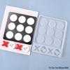 Poppy DIY Tic-Tac-Toe Silicone Resin Mold - Nostalgic Childhood Fun Game