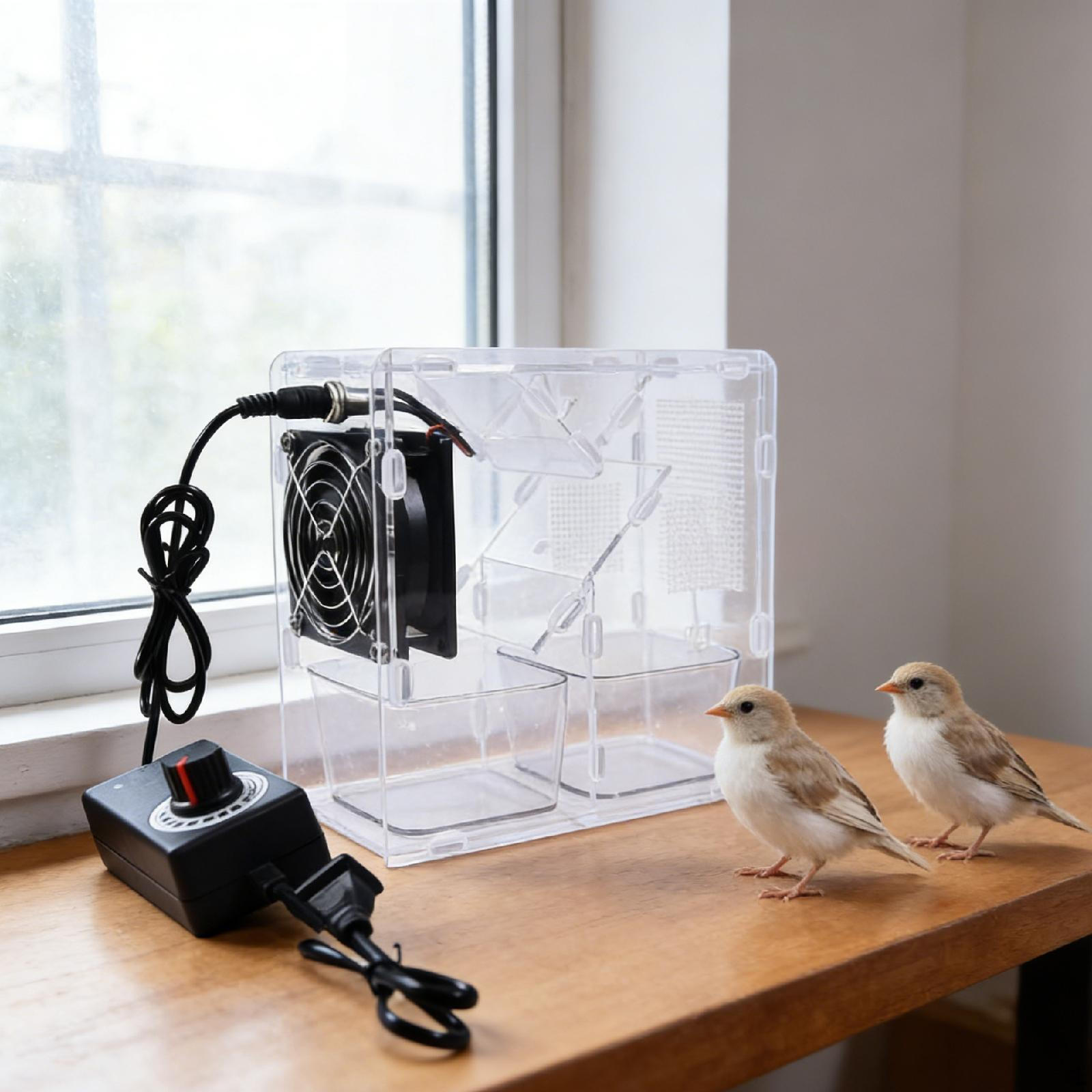 

1 Piece Bird Grain Cleaner Blown Shell Splitter Cleaning Machine Acrylic Material Detachable Parts No Scooper