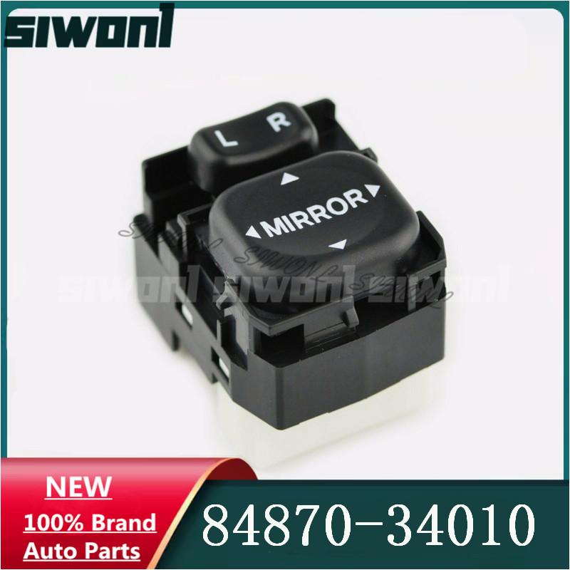 Power Mirror Control Switch For Toyota Tc 4Runner Corolla FJ Cruiser Highlander Prius RAV4 Tundra 84870-34010