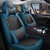 Full 5seats Faux Leather Car Seat Covers | Comfortable Supportive, Universal Fit for Various Models, Sponge Filler, Non-Textile Material