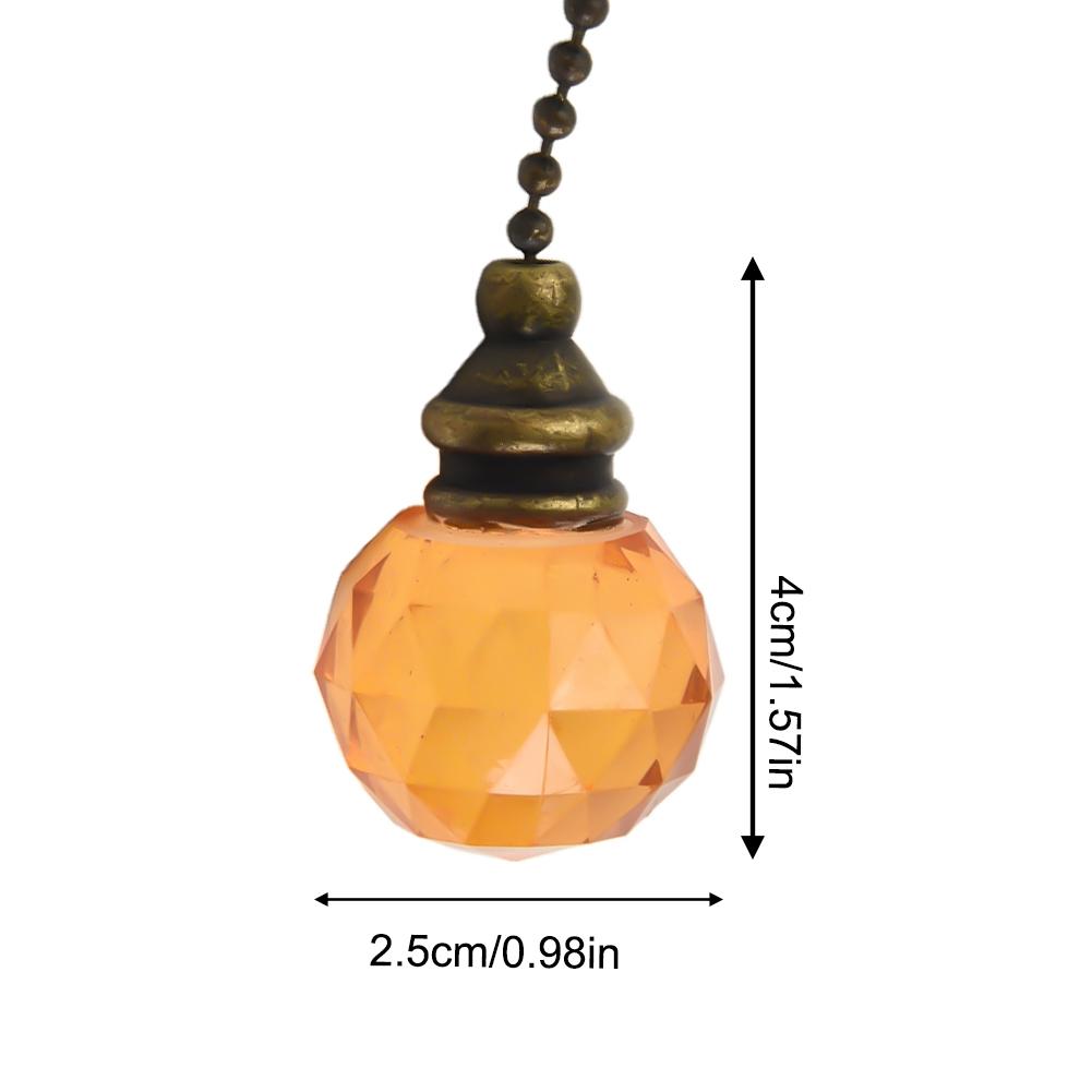 Crystal-Style Designer Bathroom Toilet Pull Chain Cord Handle For Light Switch