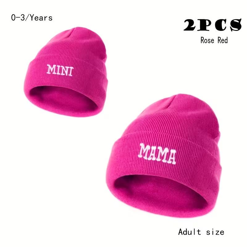 Autumn Winter Embroidered Knit Hat - Trendy, Versatile & Warm Wool Beanie.